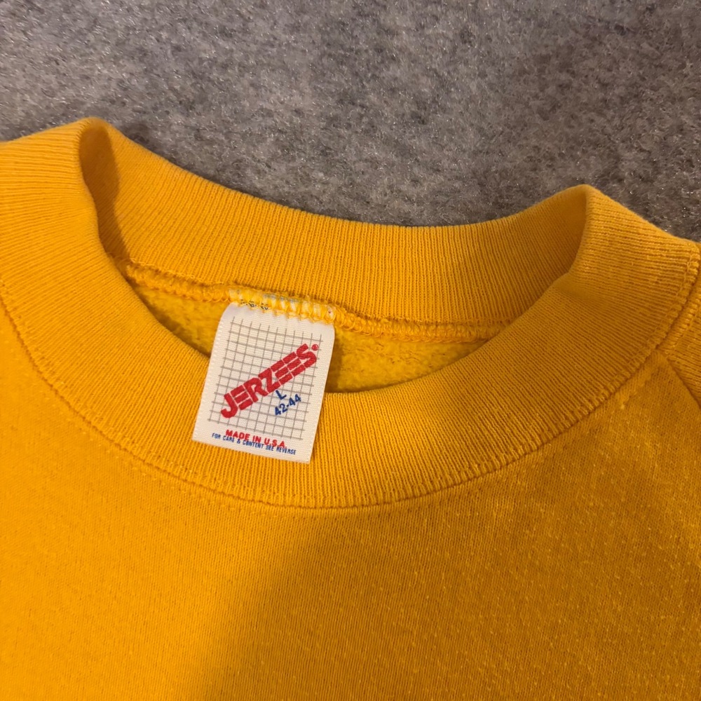 Vintage 90s Georgia Tech University 1991 Citrus Bowl Band Crewneck Sweatshirt Lg - Picture 4 of 8